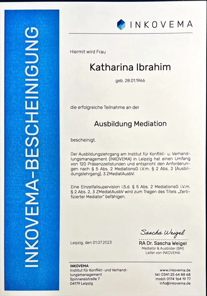 Basisausbildung Mediation